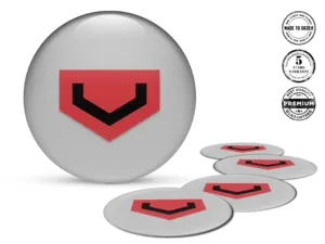 Vossen Rademblem Stil Harz-Dome-Upgrade